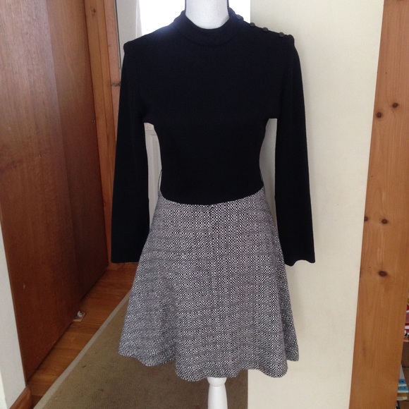 Vintage Mod Fit and Flare Dress - Picture 1 of 7